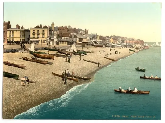 Framed Print : View from pier W, Deal, England Framed Print : View from pier W, Deal, England