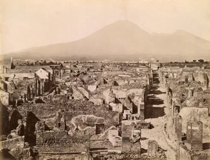 Framed Print : View Across Pompeii Framed Print : View Across Pompeii