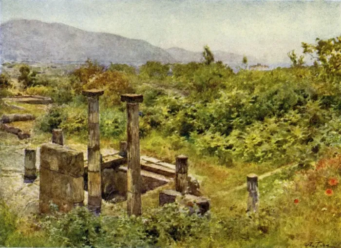 Framed Print : View from Pompeii Framed Print : View from Pompeii
