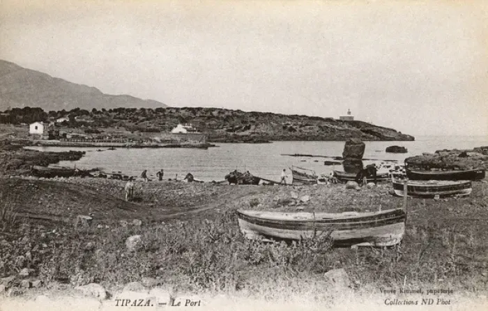 Framed Print : View of the port, Tipaza, Algeria, North Africa Framed Print : View of the port, Tipaza, Algeria, North Africa
