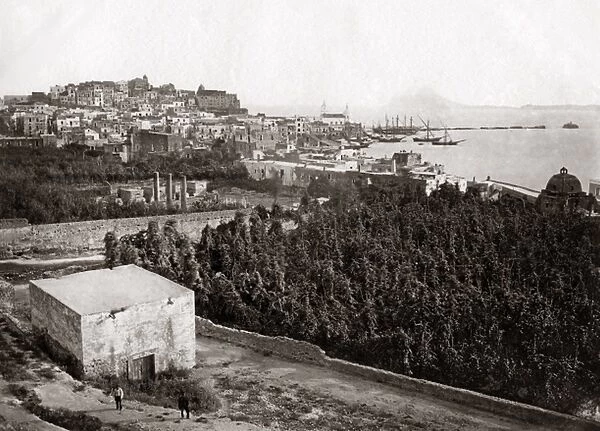 View of Pozzuoli, Italy, circa 1880s