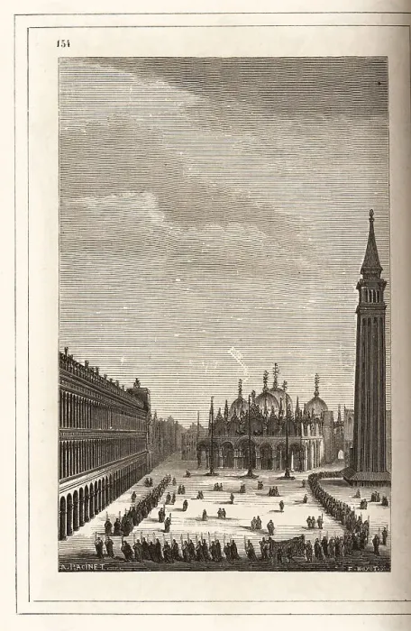 Framed Print : View of a procession in Piazza San Marco, Venice, 16th century Framed Print : View of a procession in Piazza San Marco, Venice, 16th century