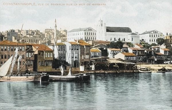 View of Psamalia, Constantinople, Turkey