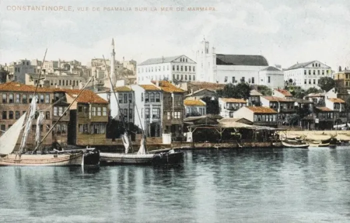 Framed Print : View of Psamalia, Constantinople, Turkey Framed Print : View of Psamalia, Constantinople, Turkey