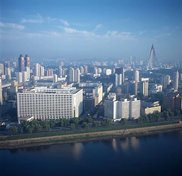 View of Pyongyang, North Korea