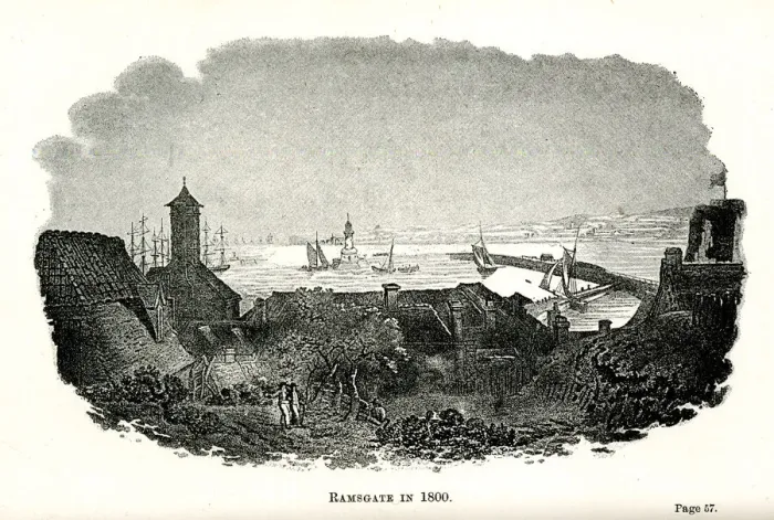 Framed Print : View of Ramsgate, Kent Framed Print : View of Ramsgate, Kent
