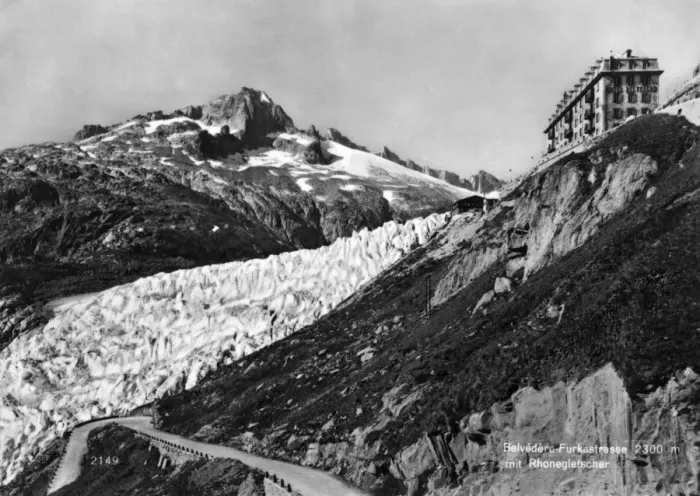 Framed Print : View of the Rhone Glacier, in the Swiss Alps Framed Print : View of the Rhone Glacier, in the Swiss Alps