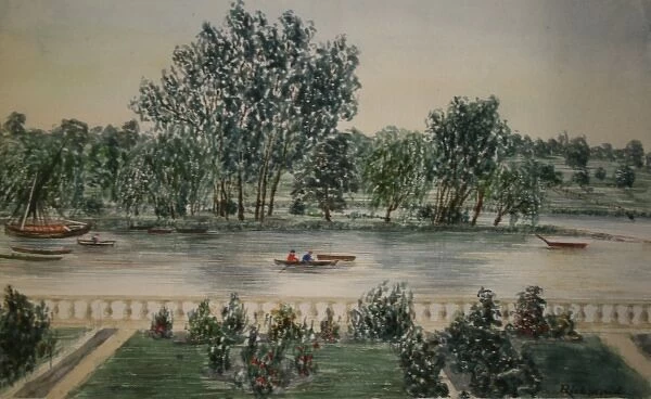View of the River Thames at Richmond, Surrey