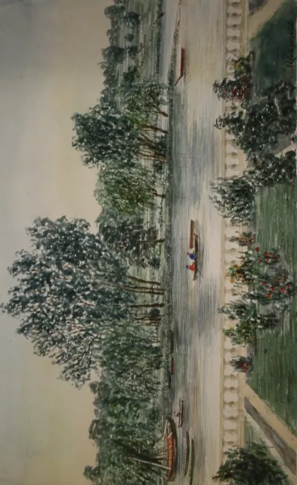 Framed Print : View of the River Thames at Richmond, Surrey Framed Print : View of the River Thames at Richmond, Surrey