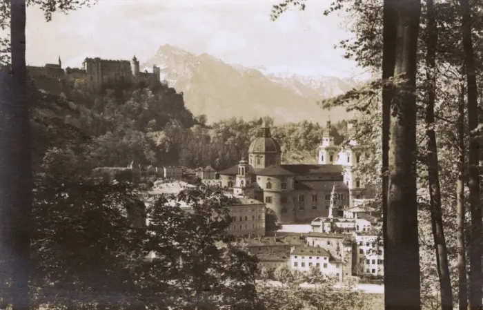 Framed Print : View of Salzburg, Austria Framed Print : View of Salzburg, Austria