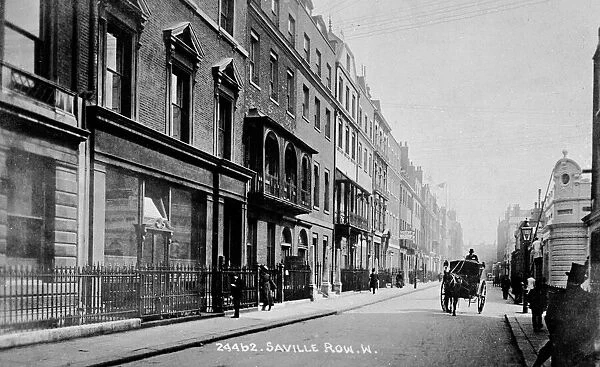 View of Savile Row, Mayfair, London