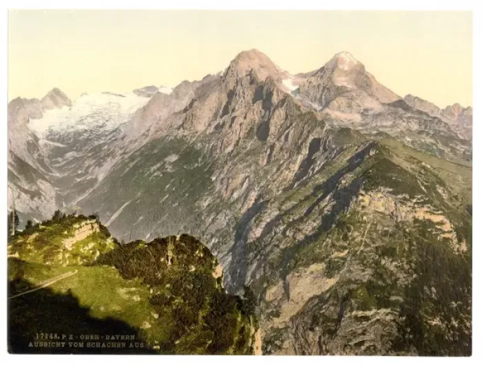Framed Print : View from Schachen, Upper Bavaria, Germany Framed Print : View from Schachen, Upper Bavaria, Germany