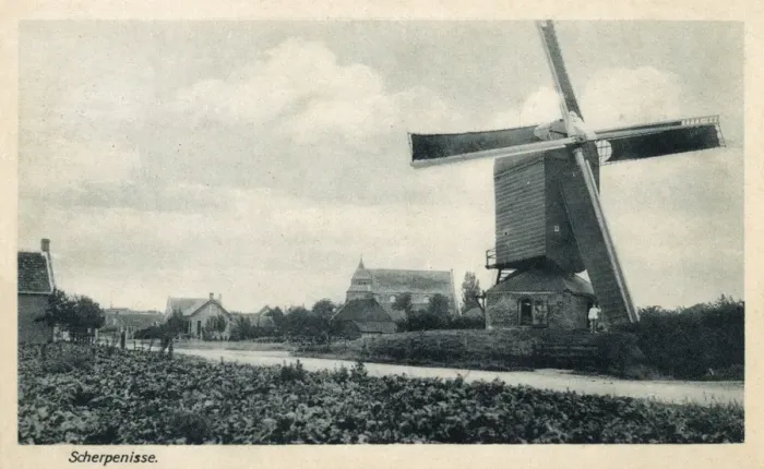 Framed Print : View of Scherpenisse, Zeeland, Netherlands Framed Print : View of Scherpenisse, Zeeland, Netherlands