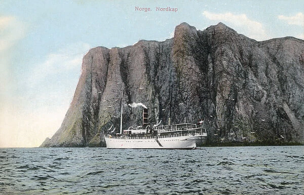 View from the sea, North Cape, Norway