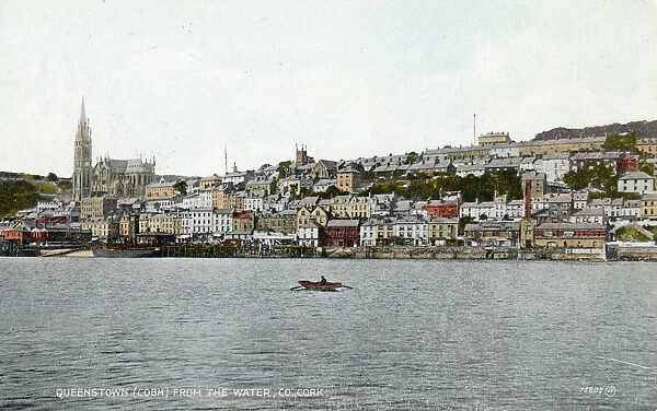 View from the sea of Queenstown (now Cobh), Ireland