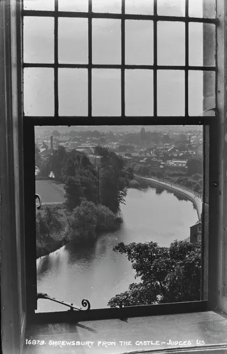 Framed Print : View of Shrewsbury from the Castle Framed Print : View of Shrewsbury from the Castle