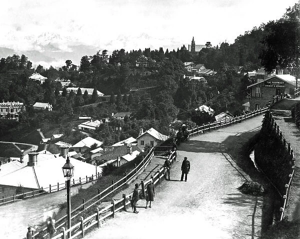 View of Simla (Shimla), India