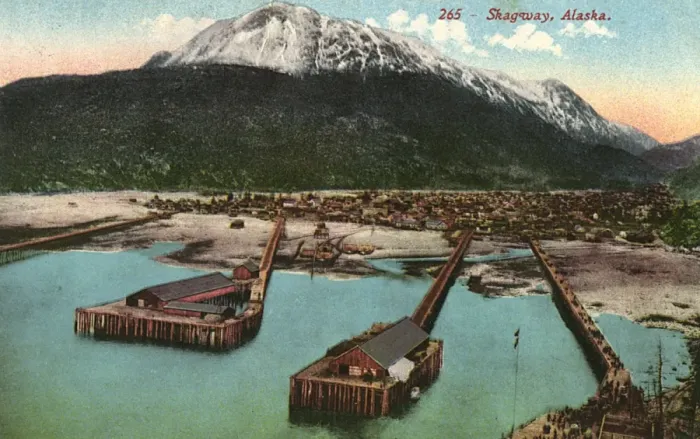 Framed Print : View of Skagway, Alaska, USA Framed Print : View of Skagway, Alaska, USA