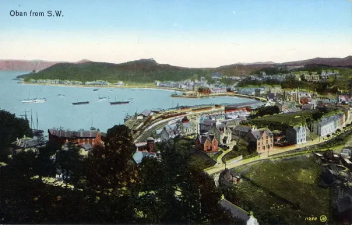 Framed Print : View from South West, Oban, Argyllshire Framed Print : View from South West, Oban, Argyllshire