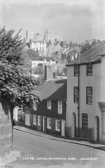 Framed Print : View of Southover Road in Lewes Framed Print : View of Southover Road in Lewes