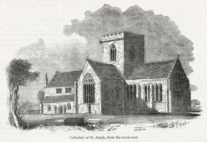 Framed Print : View of St Asaph Cathedral, Denbighshire, North Wales Framed Print : View of St Asaph Cathedral, Denbighshire, North Wales