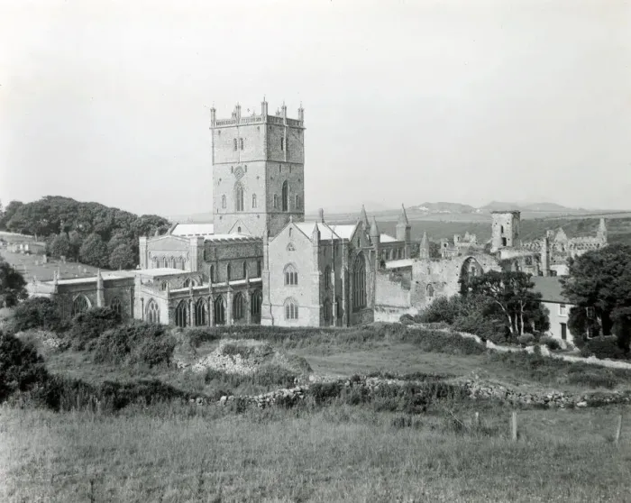 Framed Print : View of St David s, Pembrokeshire, South Wales Framed Print : View of St David s, Pembrokeshire, South Wales