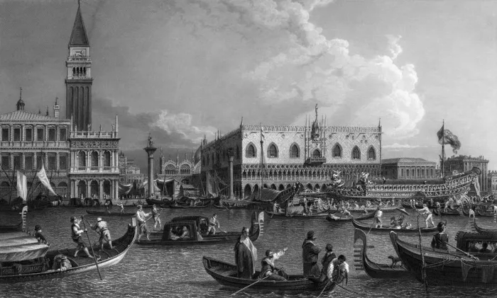 Framed Print : View toward St Marks Square, Venice, Italy Framed Print : View toward St Marks Square, Venice, Italy