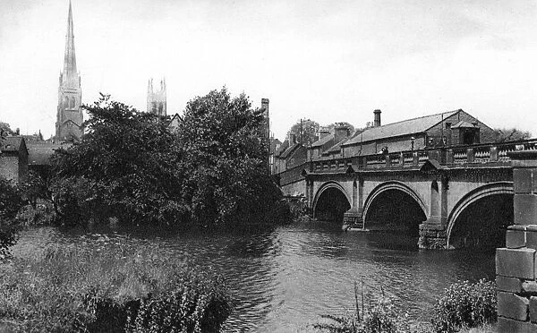 View of St Marys Bridge, Derby