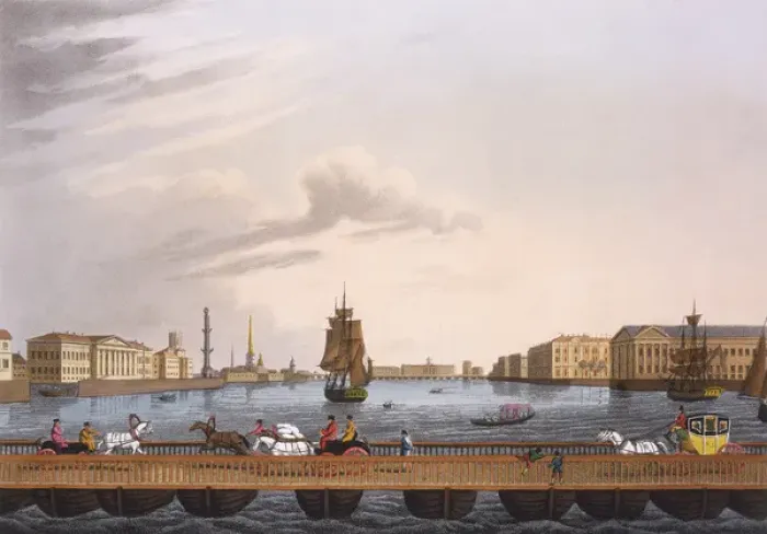 Framed Print : View of St Petersburgh, by Mornay Framed Print : View of St Petersburgh, by Mornay