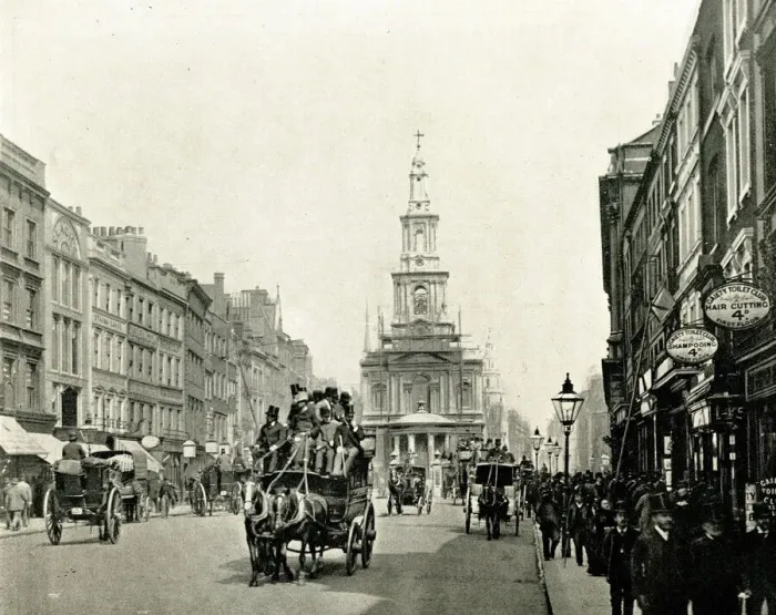 Framed Print : View of The Strand, London Framed Print : View of The Strand, London