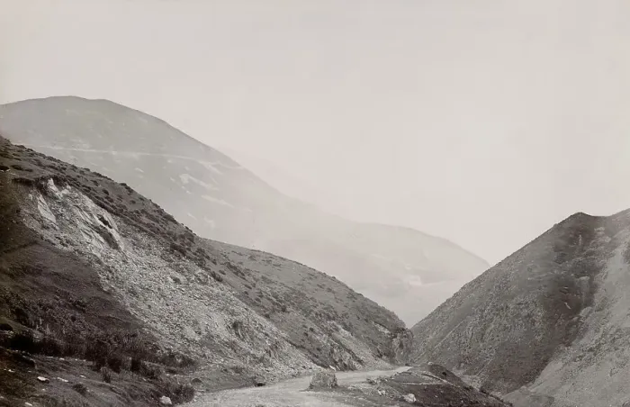 Framed Print : View of Sychnant Pass, North Wales Date: circa 1889 Framed Print : View of Sychnant Pass, North Wales Date: circa 1889