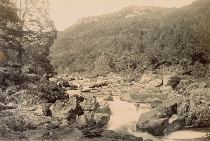 Framed Print : View of Sychnant Pass, North Wales Date: circa 1889 Framed Print : View of Sychnant Pass, North Wales Date: circa 1889