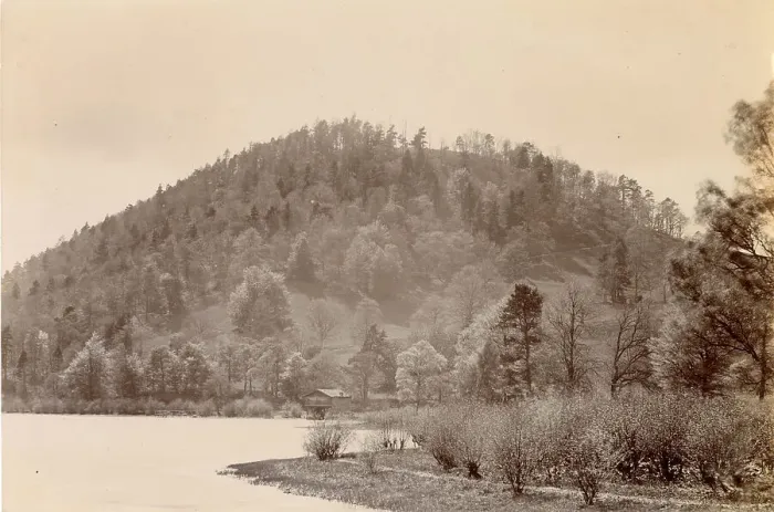Framed Print : View of Sychnant Pass, North Wales Date: circa 1889 Framed Print : View of Sychnant Pass, North Wales Date: circa 1889