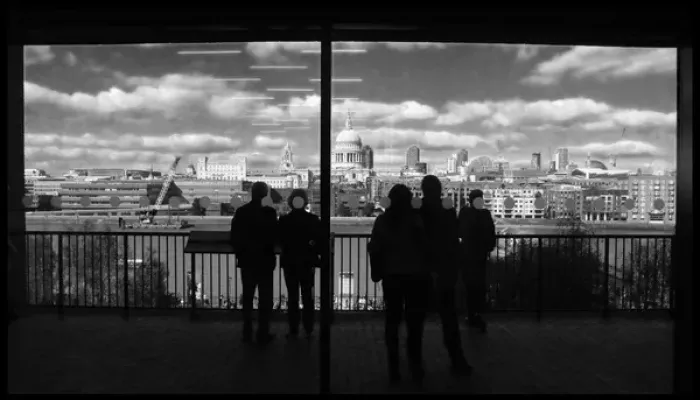 Framed Print : View from the Tate Gallery London Framed Print : View from the Tate Gallery London