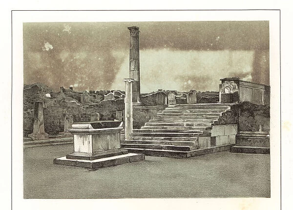 View of the Temple of Venus near the Marina Gate, Pompeii