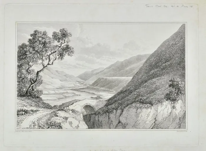 Framed Print : View of the Terraces at the top of Glen Roy Framed Print : View of the Terraces at the top of Glen Roy