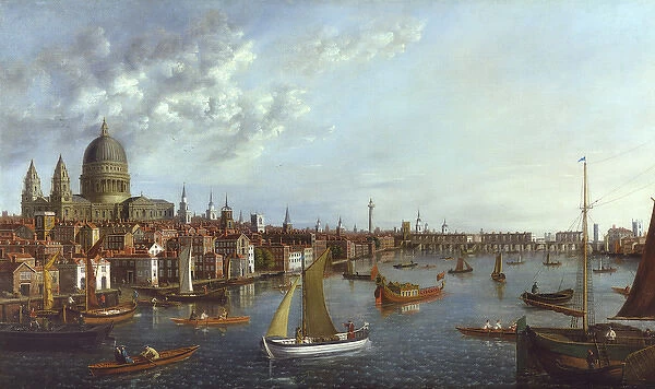 A View of the Thames, by William James