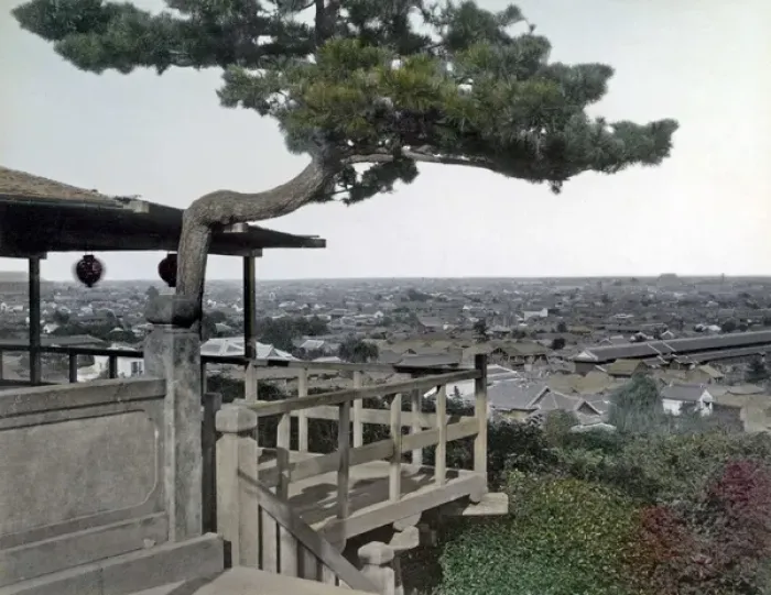 Framed Print : View of Tokyo, Japan, circa 1880s Framed Print : View of Tokyo, Japan, circa 1880s