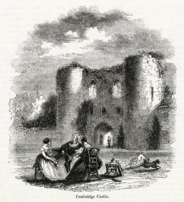 Framed Print : View of Tonbridge Castle, Tonbridge, Kent Framed Print : View of Tonbridge Castle, Tonbridge, Kent