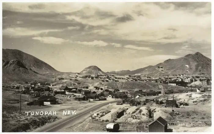 Framed Print : View of Tonopah, Nevada, USA Framed Print : View of Tonopah, Nevada, USA