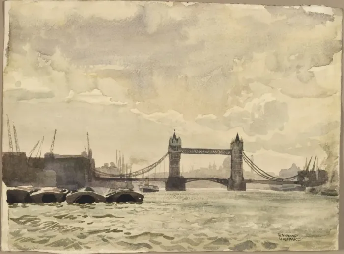 Framed Print : View of Tower Bridge from the Thames Framed Print : View of Tower Bridge from the Thames