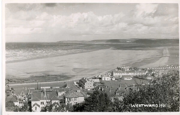 View of the Town, Westward Ho, Devon