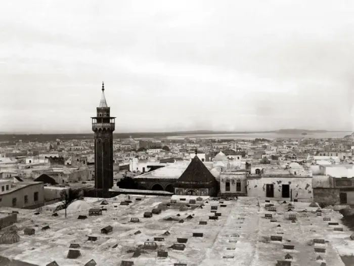 Framed Print : View of Tunis, Tunisia, circa 1890 Framed Print : View of Tunis, Tunisia, circa 1890