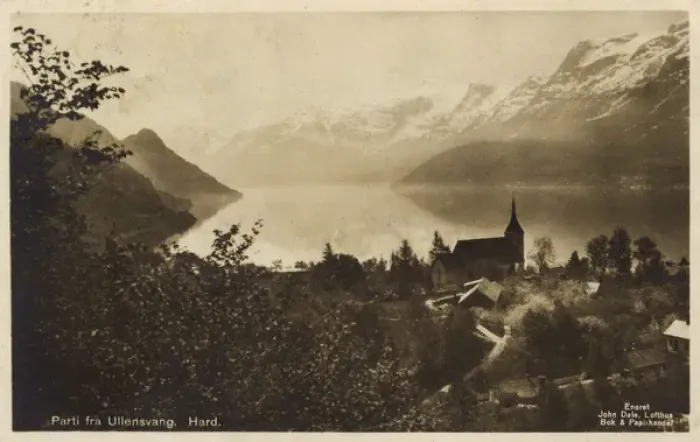 Framed Print : View of Ullensvang, Hardanger, Norway Framed Print : View of Ullensvang, Hardanger, Norway