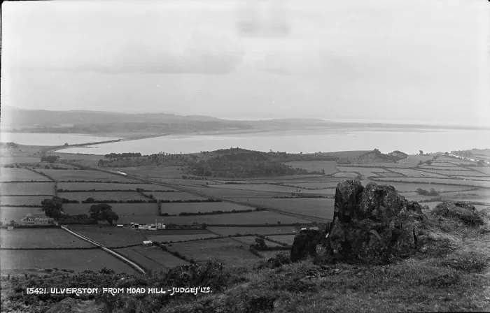 Framed Print : View of Ulverston from Hoad Hill Framed Print : View of Ulverston from Hoad Hill
