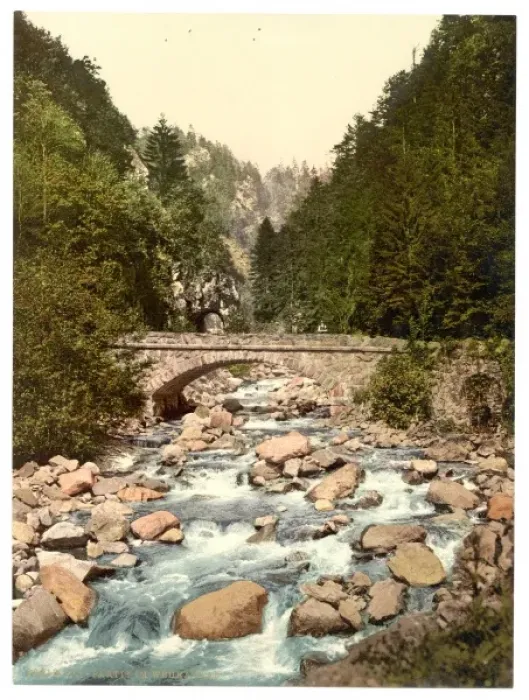 Framed Print : A View in the valley, Wehrathal, Black Forest, Baden, German Framed Print : A View in the valley, Wehrathal, Black Forest, Baden, German