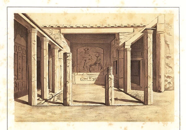 View of the Venereum of the House of Sallust