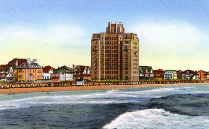 Framed Print : View from Ventnor Pier, Atlantic City, New Jersey Framed Print : View from Ventnor Pier, Atlantic City, New Jersey