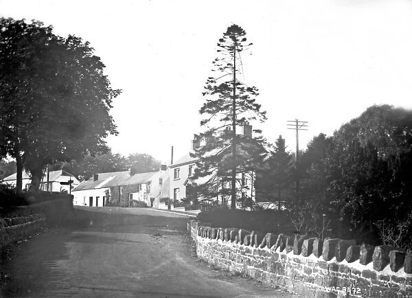 View of a village, location unknown