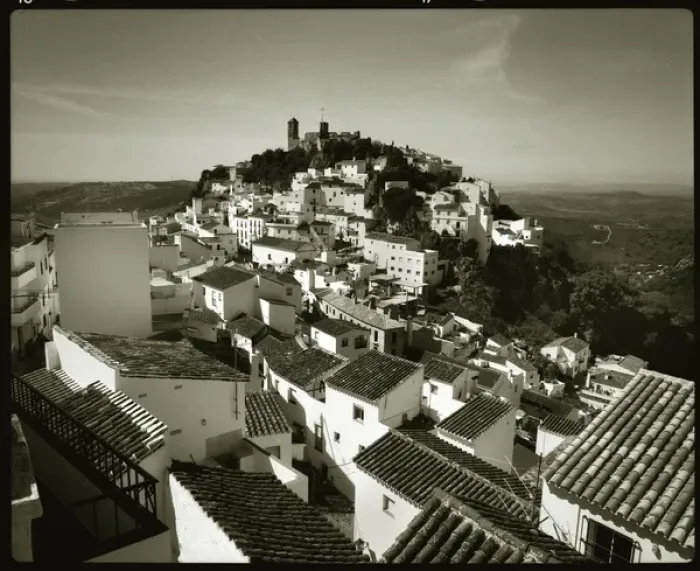 Framed Print : View of village roof tops Casaris, Spain Framed Print : View of village roof tops Casaris, Spain